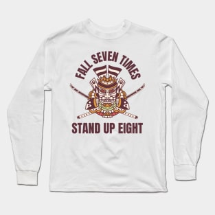 Fall Seven Times Stand Up Eight Long Sleeve T-Shirt